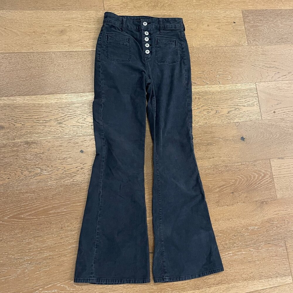 American Eagle Stretch Grey Corduroy - Size 2